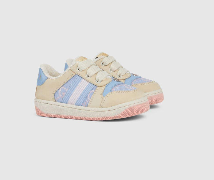sneackers panna/celeste bambina 626625FAERU 8462 GUCCI KIDS 