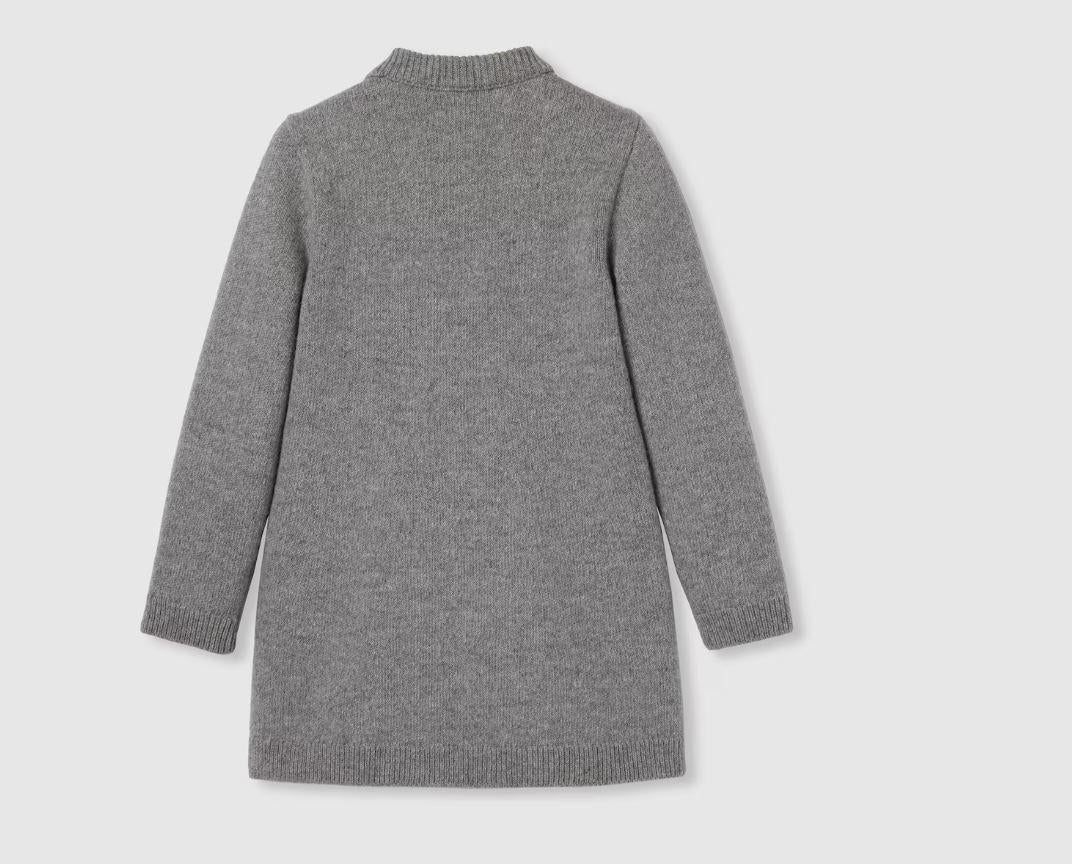 cappotto grigio bambino 828462XKEWZ 1011 GUCCI KIDS 