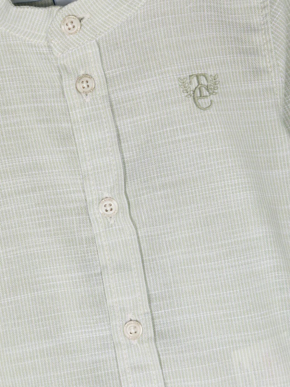 Camicia verde neonato