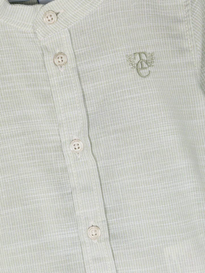 Camicia verde neonato