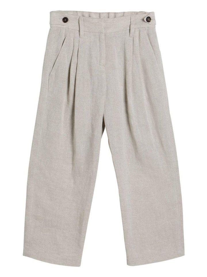 pantaloni beige bambina