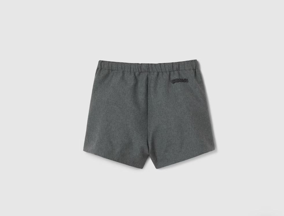 bermuda grigio neonato 831841XWA1Z 1401 GUCCI KIDS 
