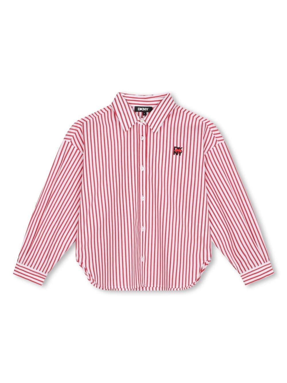 Camicia bianco/rossa bambina