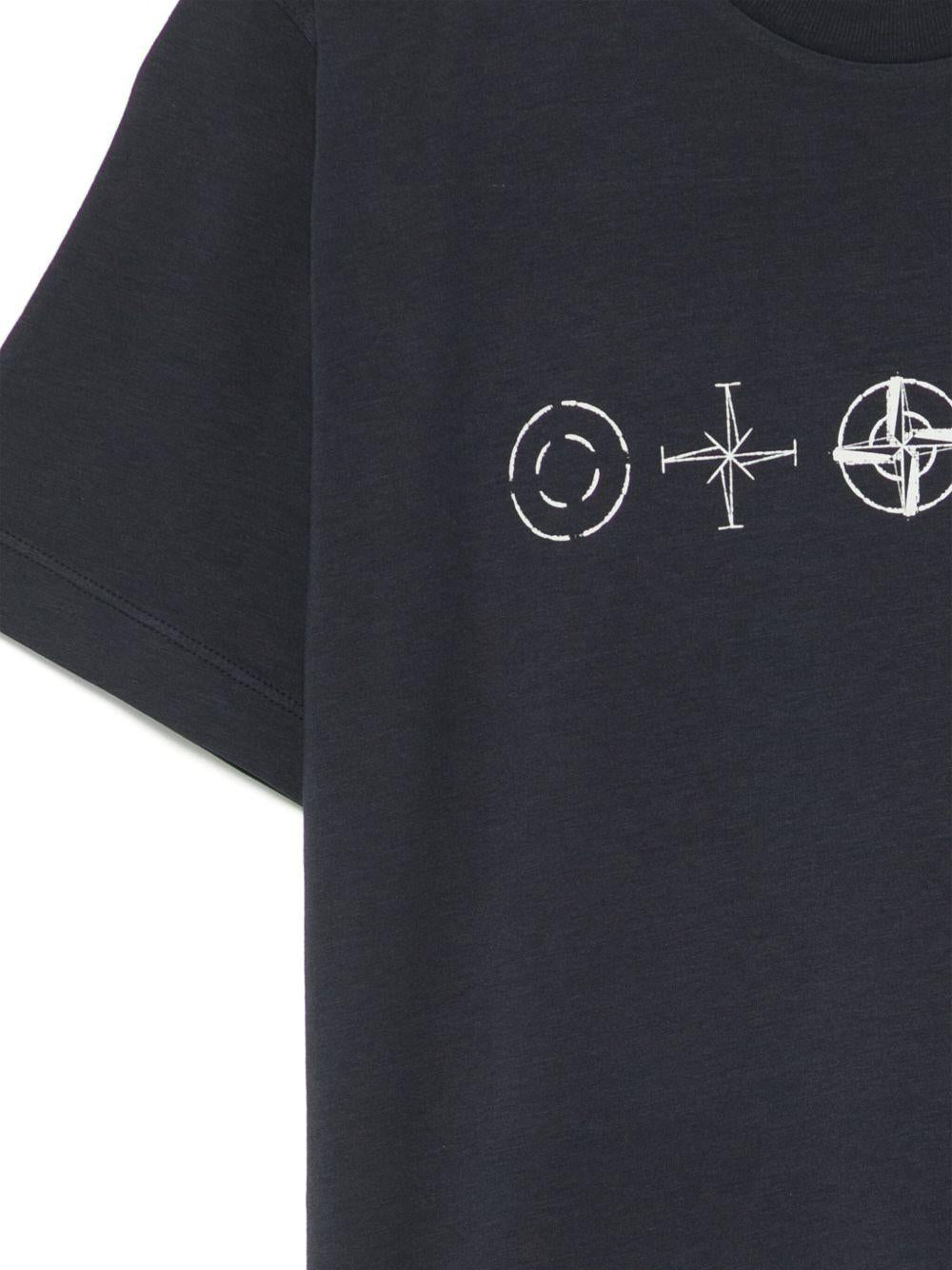 t-shirt blu bambino