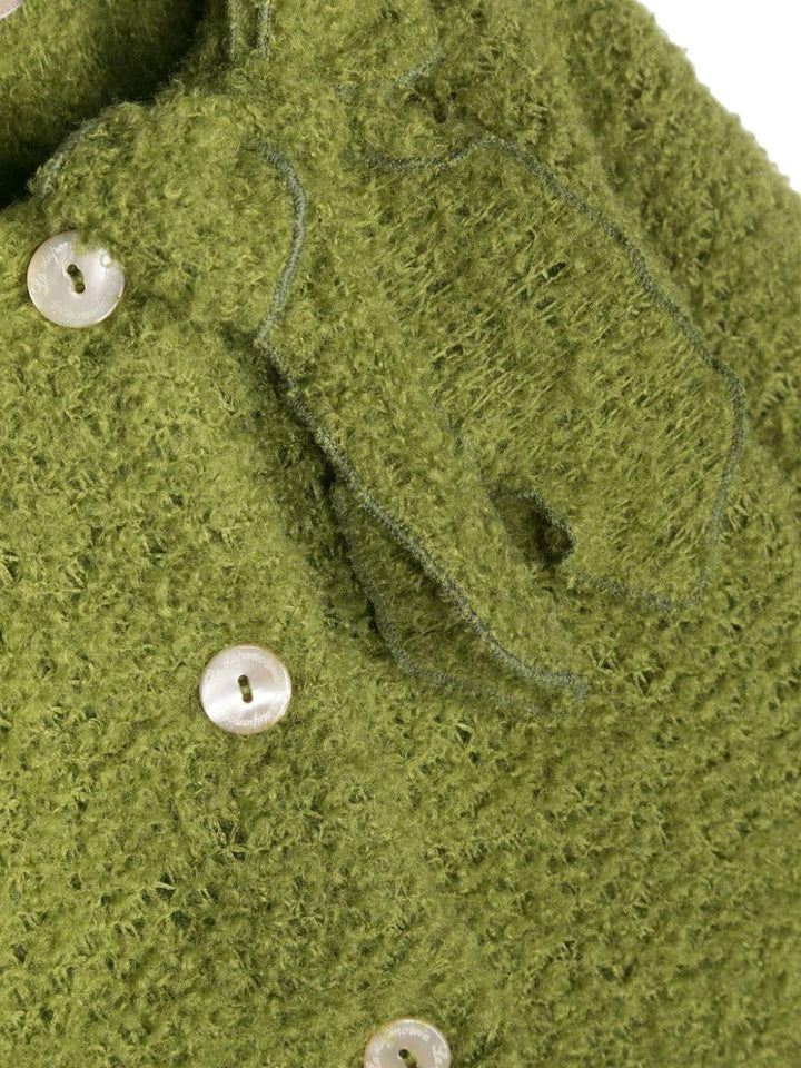 Giacca verde neonata