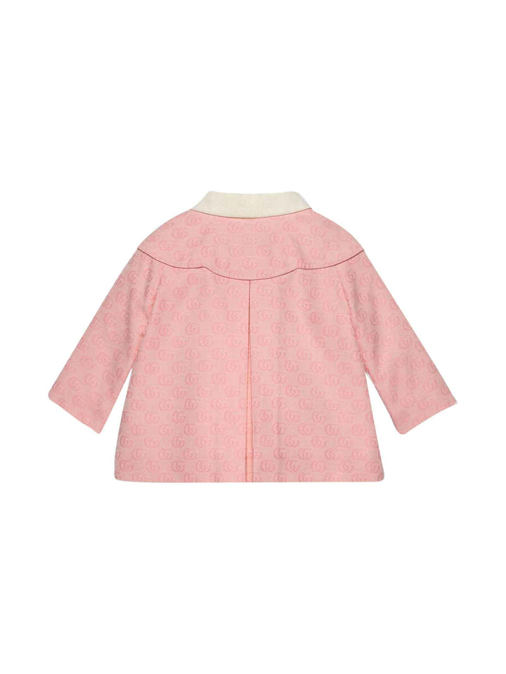 Cappotto rosa neonata