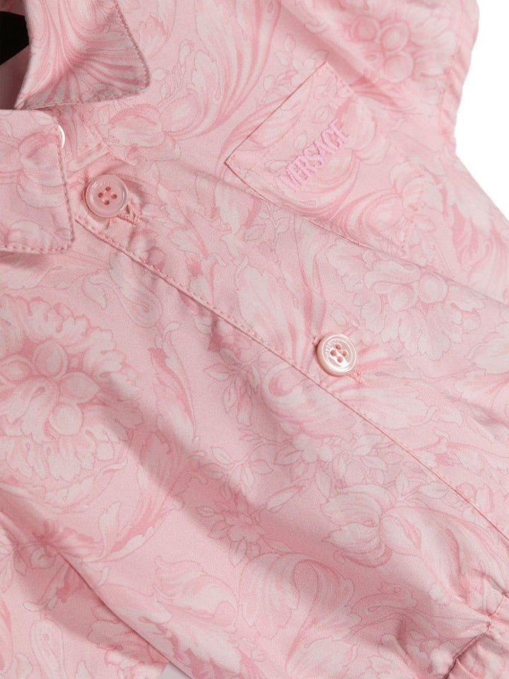 Camicia rosa neonata