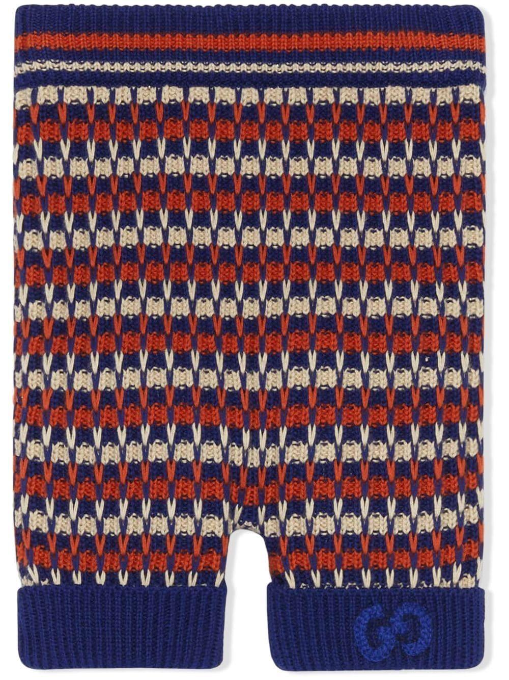 Pantaloni blu/rosso neonato
