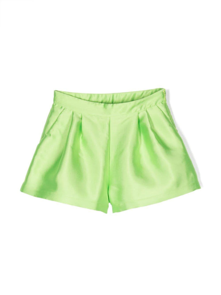 Shorts lime bambina
