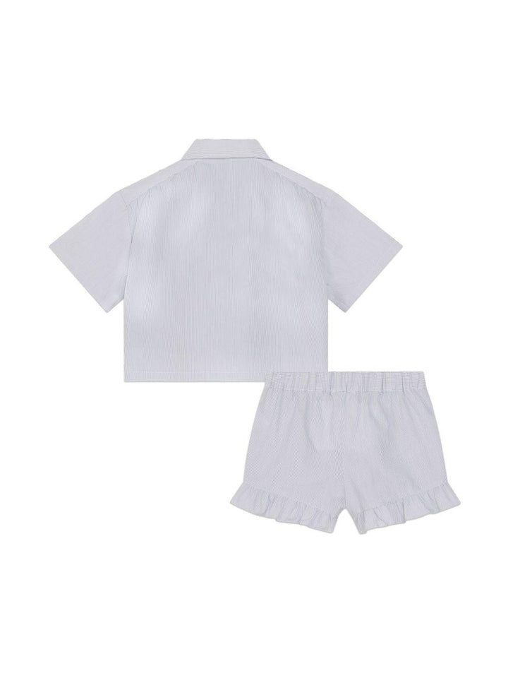 Set bambina bianco/blu H30028 N48 Givenchy Kids 
