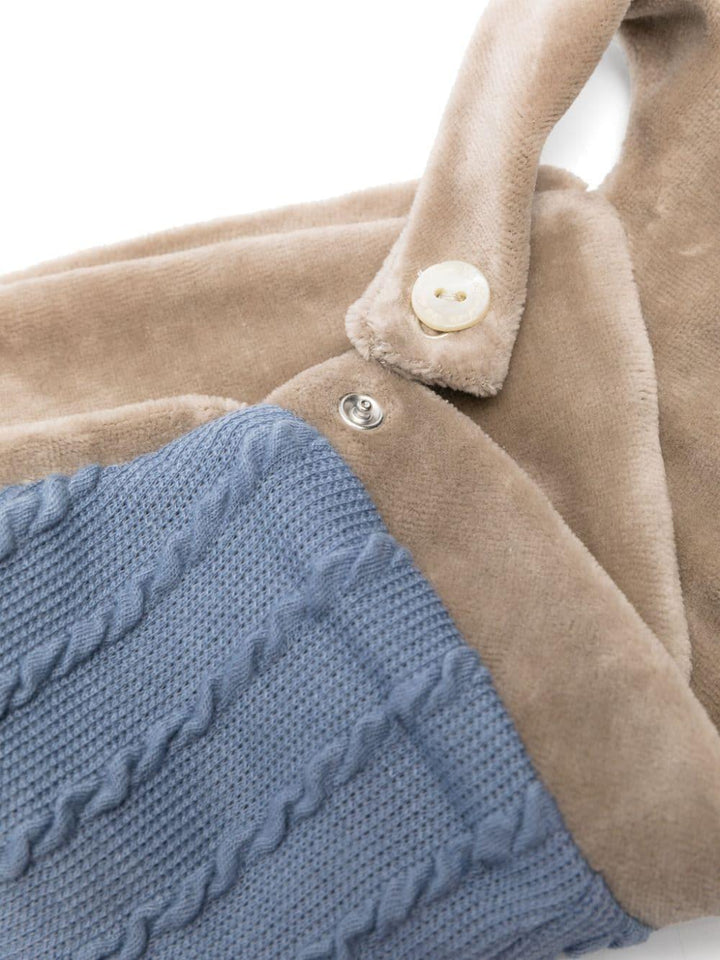Cappello beige e blu unisex TBCP00M16 01 la stupenderia 