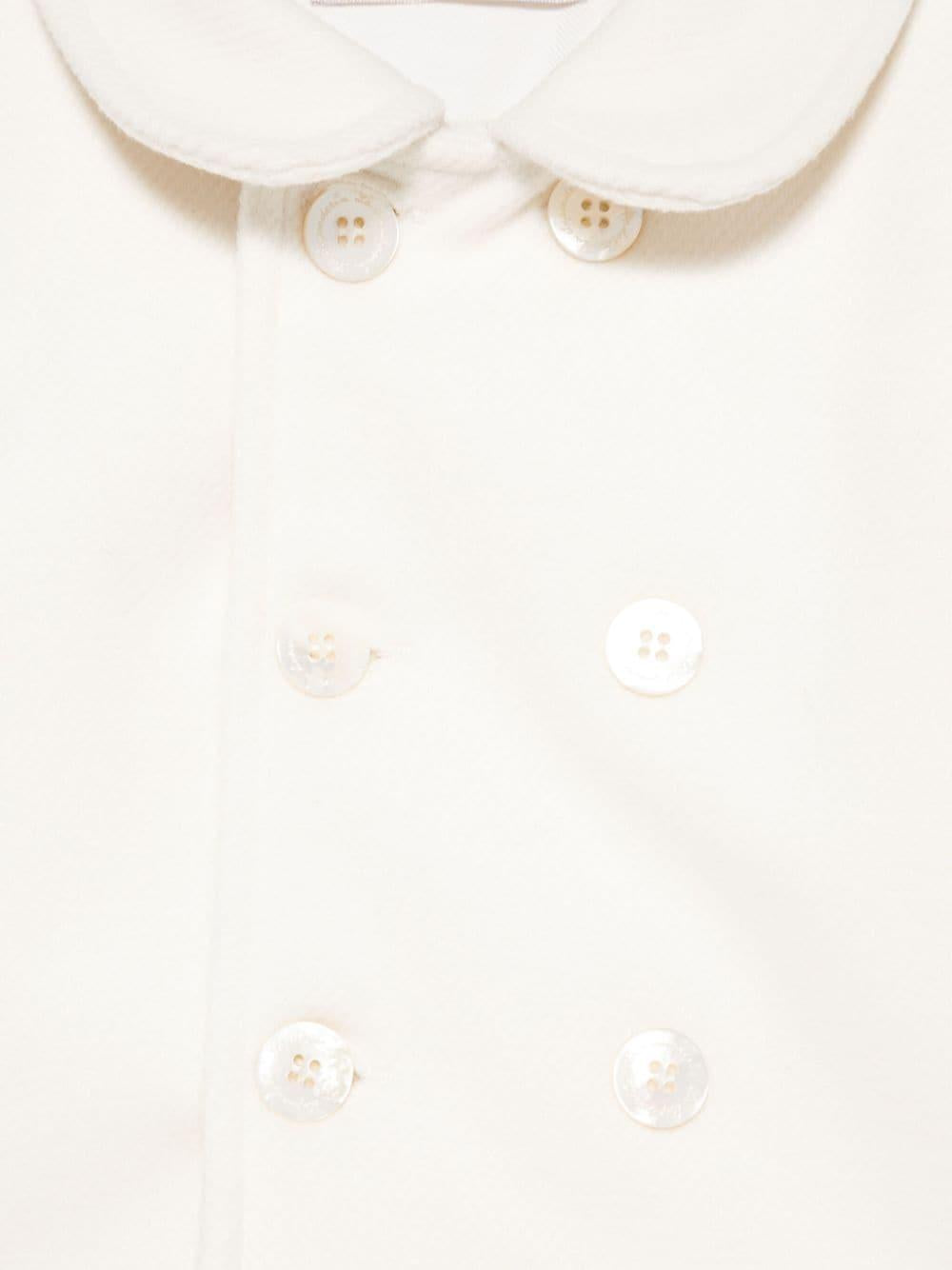 cappotto bianco neonato