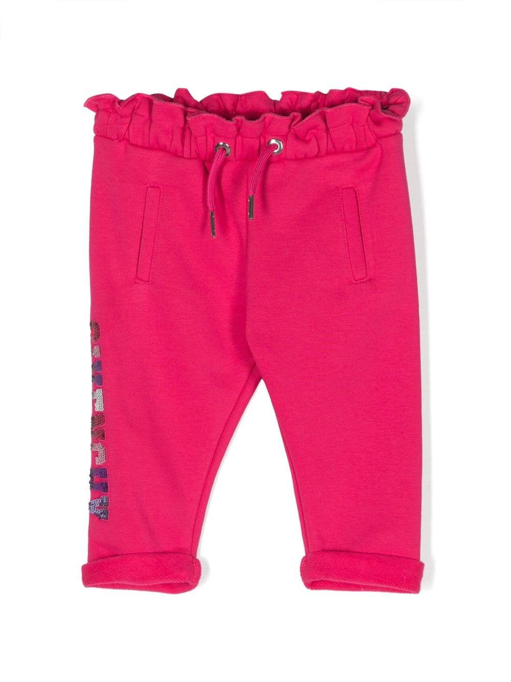Pantaloni fucsia neonata