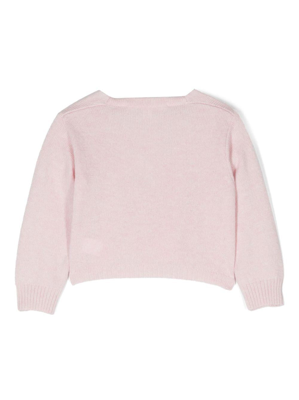 Cardigan rosa neonata