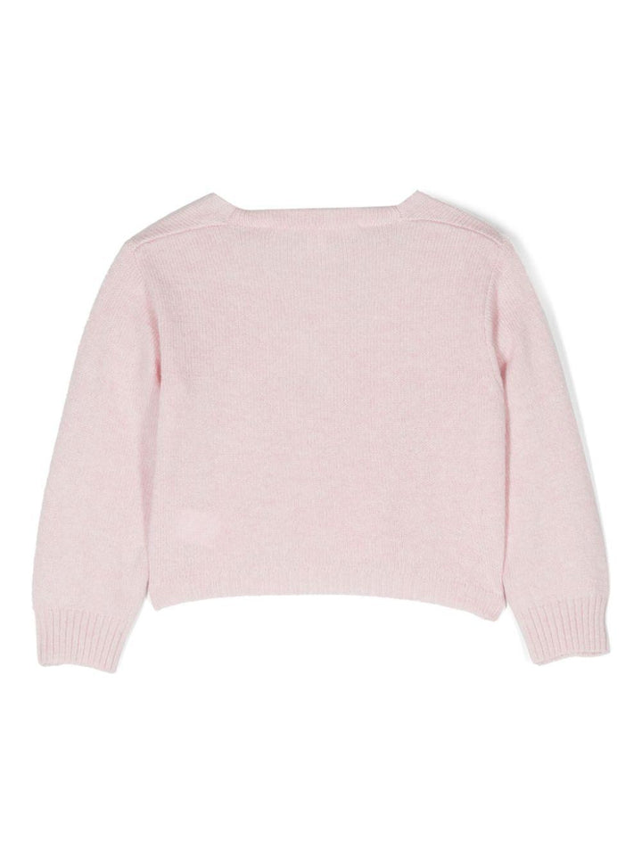 Cardigan rosa neonata