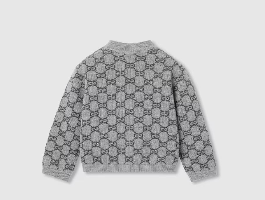 cardigan grigio neonato 834348XKEZP 1018 GUCCI KIDS 