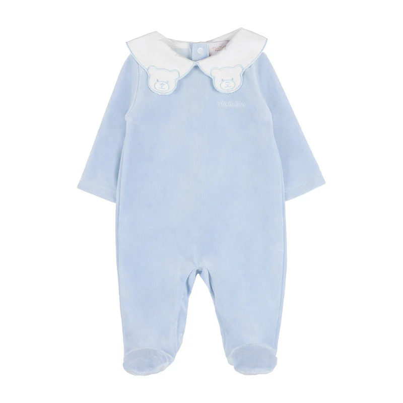 tutina celeste neonato CON055 AZZURRO Nanan 