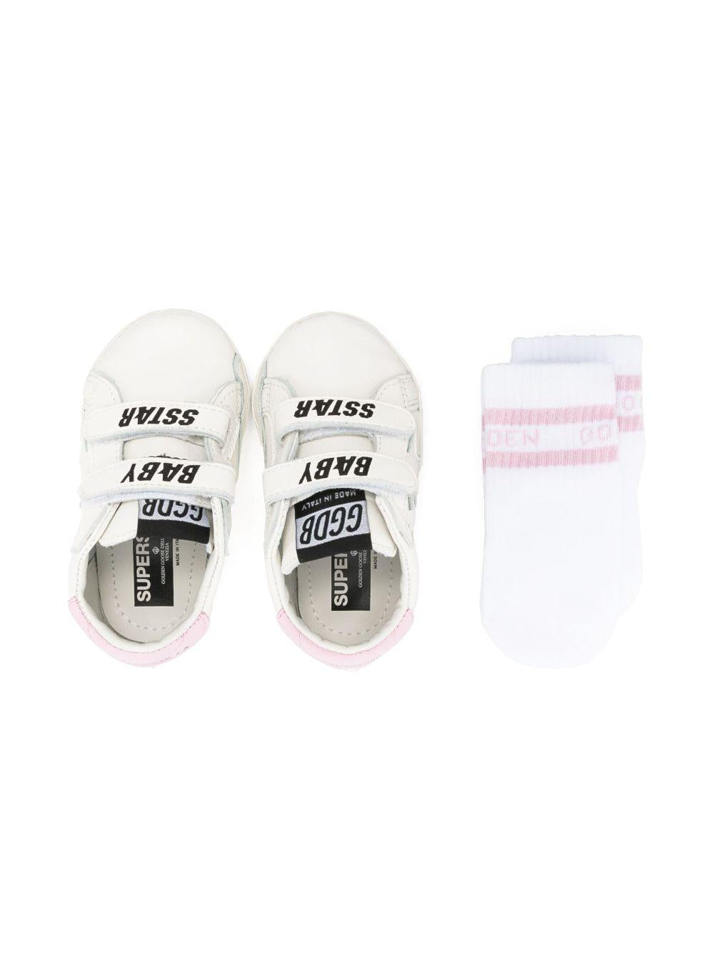 Sneakers bianche neonata