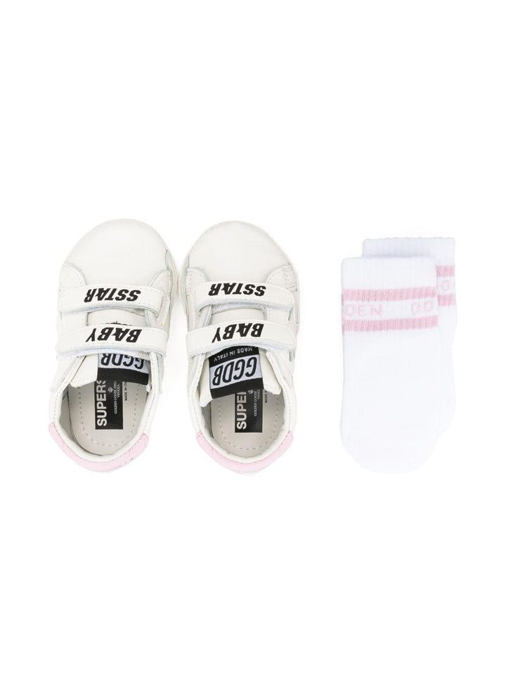 Sneakers bianche neonata