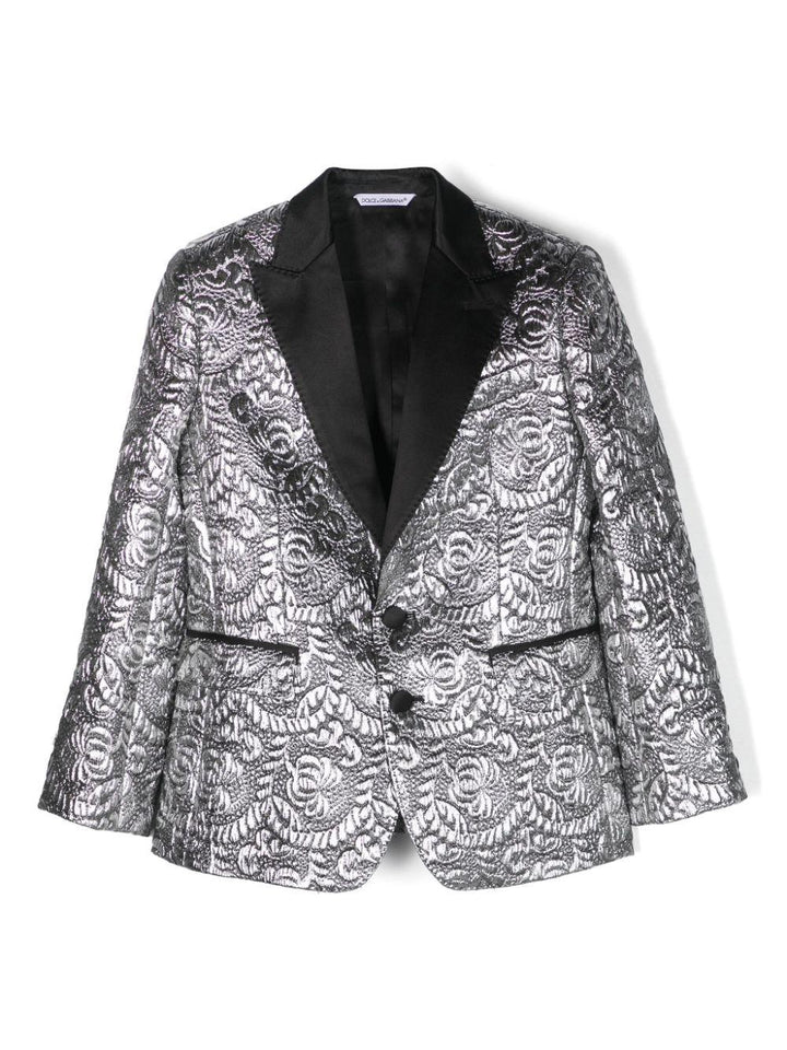 giacca argento bambino