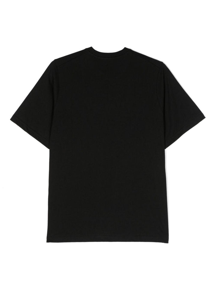 T-shirt nera/bianca bambino