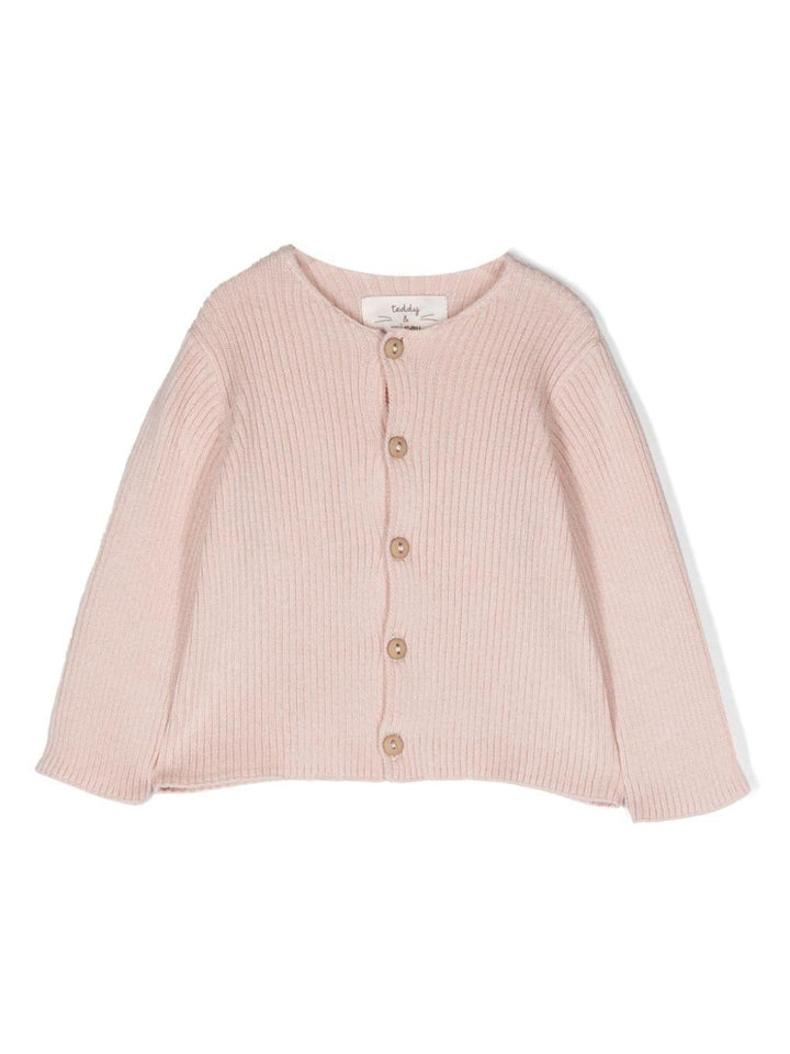 Cardigan rosa neonata