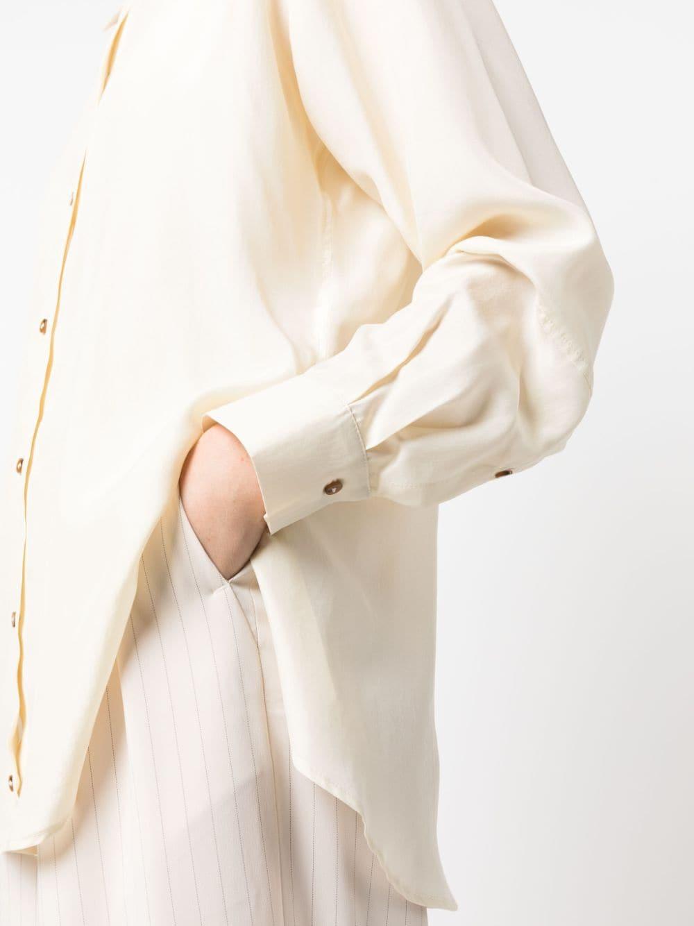 Camicia bianco crema donna