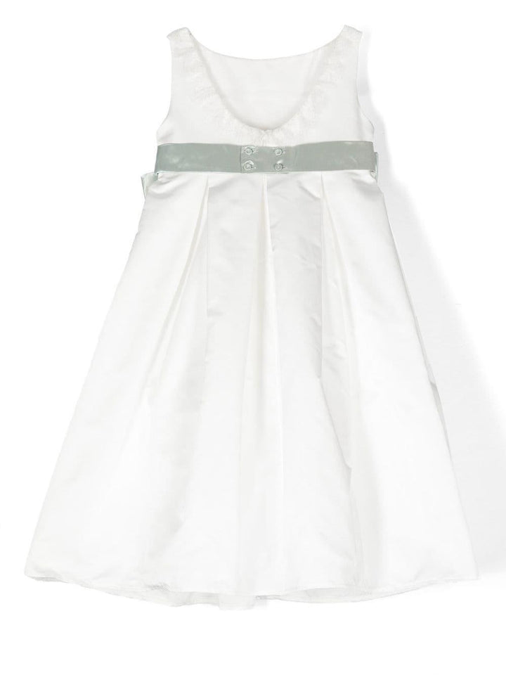 Abito bianco/verde  bambina
