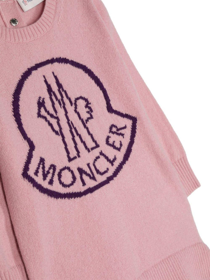 Abito rosa neonata 9L00001M1127 P55 Moncler Kids 