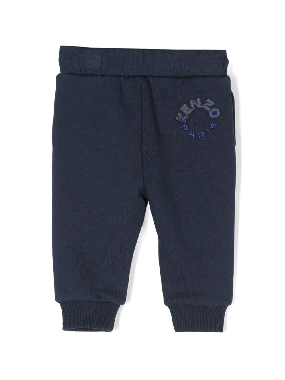 Pantaloni blu neonato K04238 84A KENZO KIDS 