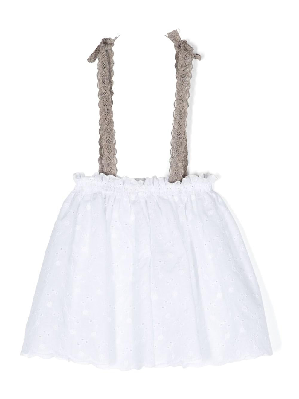 Top bianco neonata TCTP62Q29 MAR la stupenderia 