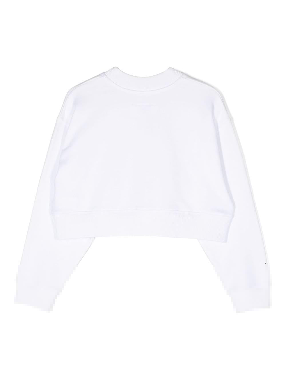 Felpa bianca unisex