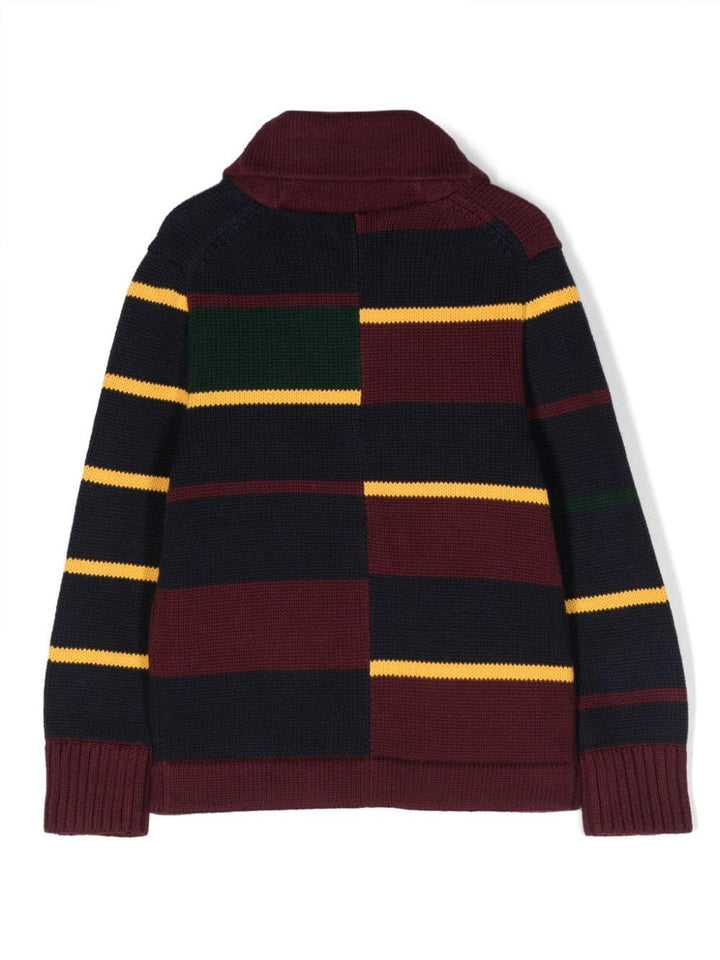 Cardigan multicolore bambino