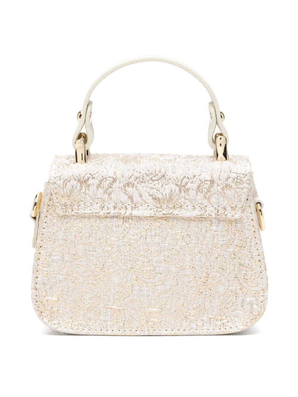 Borsa beige/oro bambina