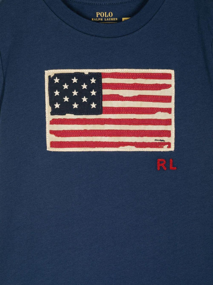 T-shirt blu navy bambina
