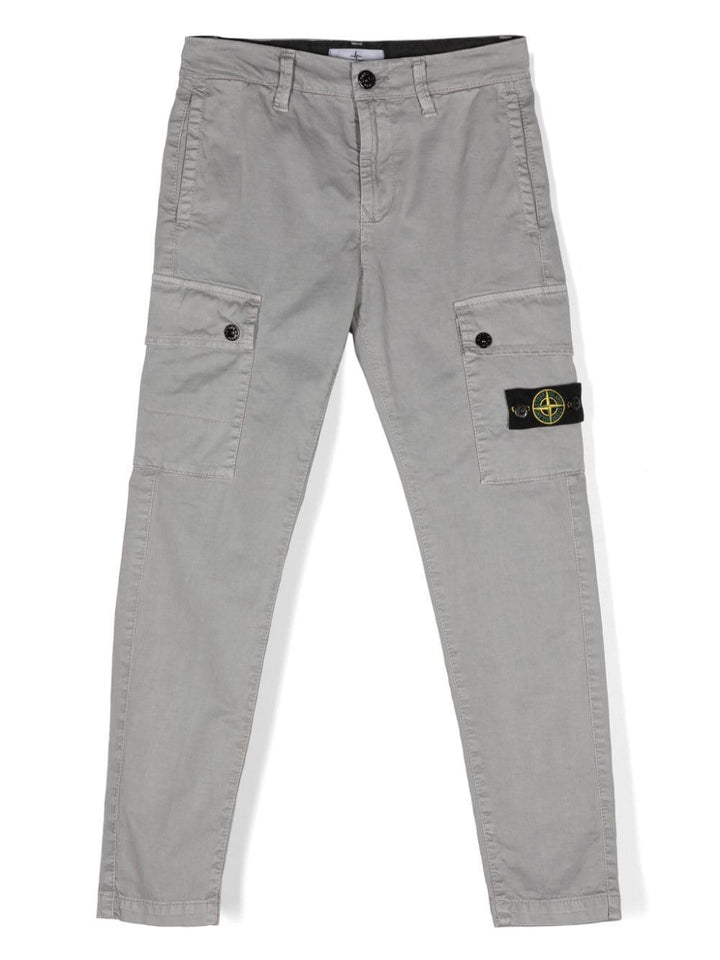 pantaloni cargo grigio bambino