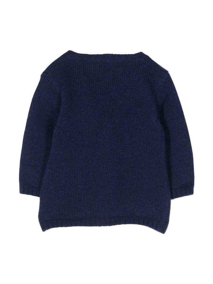 Cardigan blu neonato