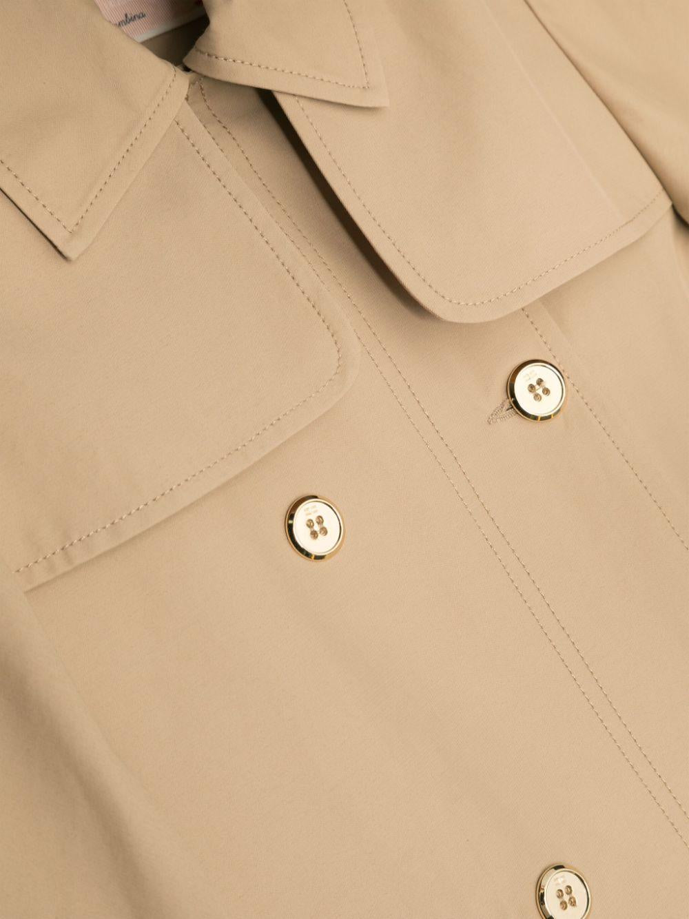 Trench beige bambina