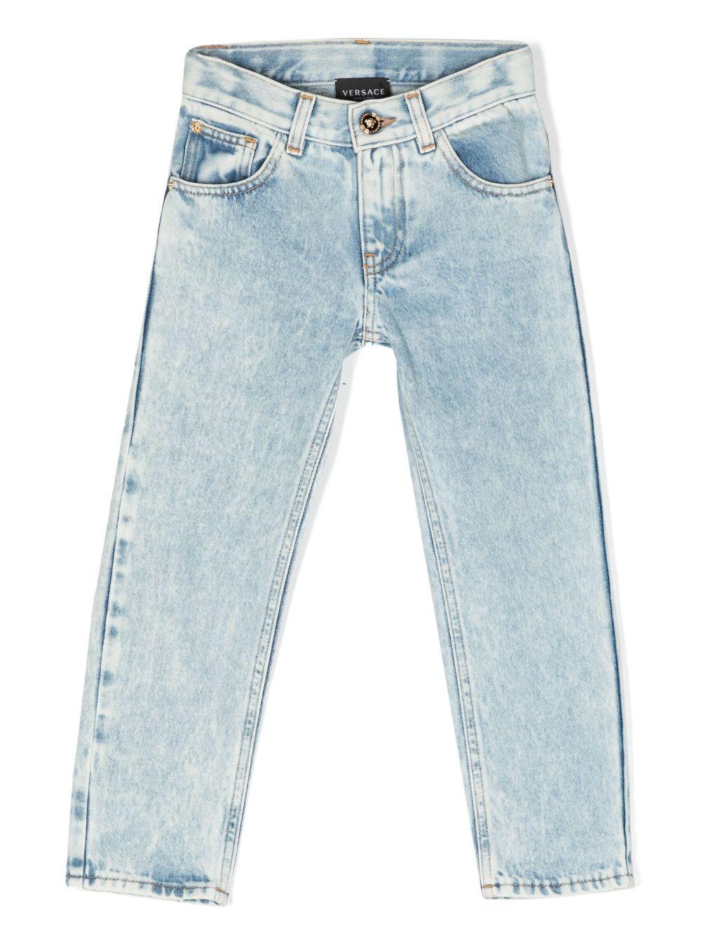 Pantaloni denim bambino 10011361A07852 1D030 VERSACE 