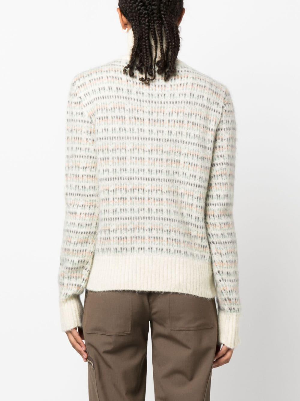Maglione bianco crema donna