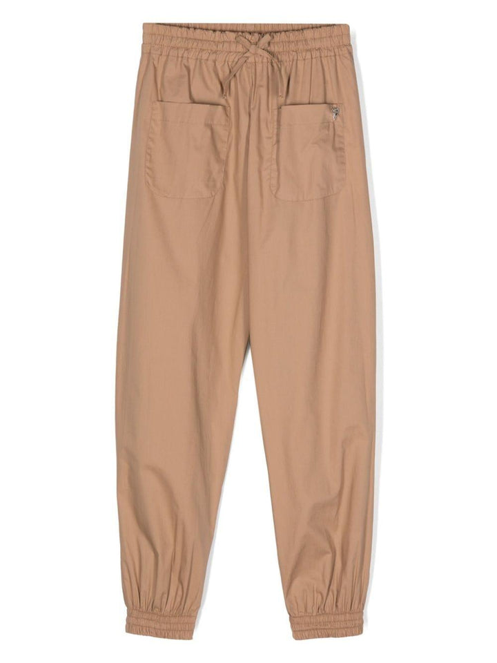Pantaloni marrone cammello bambina