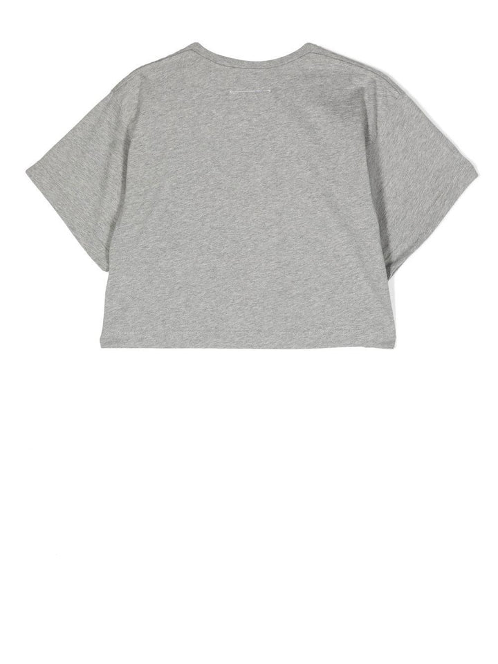 T-shirt grigia unisex M60337MM060 M6C15 MM6 KIDS 