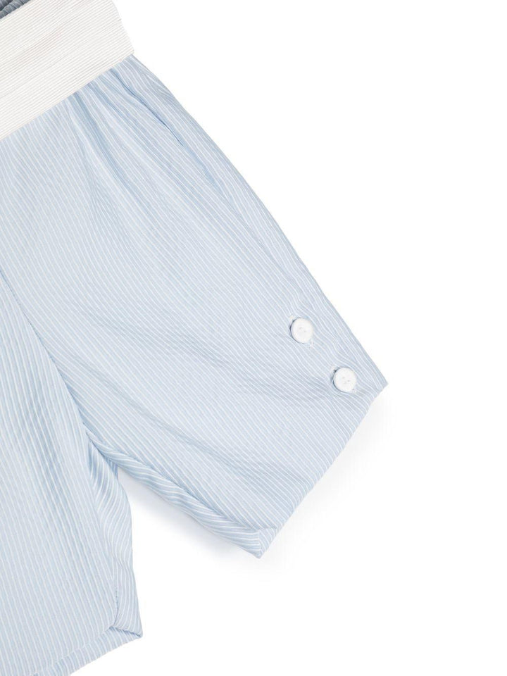 Set bianco/blu neonato