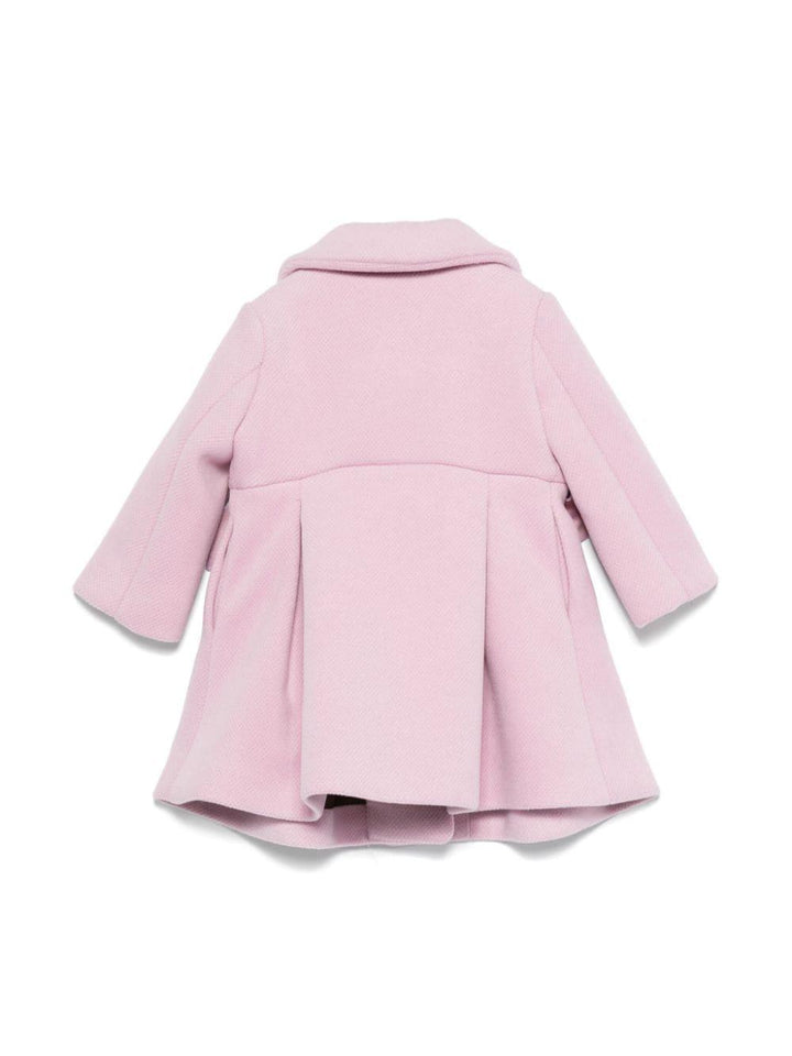 Cappotto con fiocco lilla