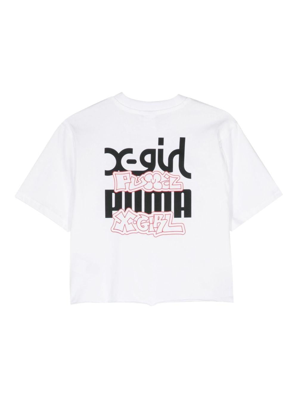 T-shirt bianca bambina