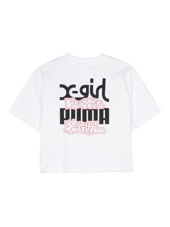 T-shirt bianca bambina