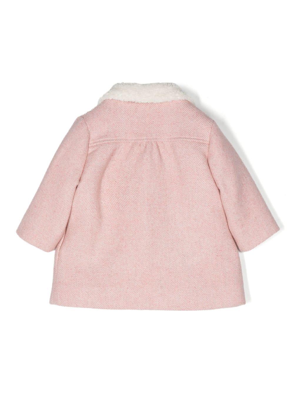 Cappetto rosa neonata