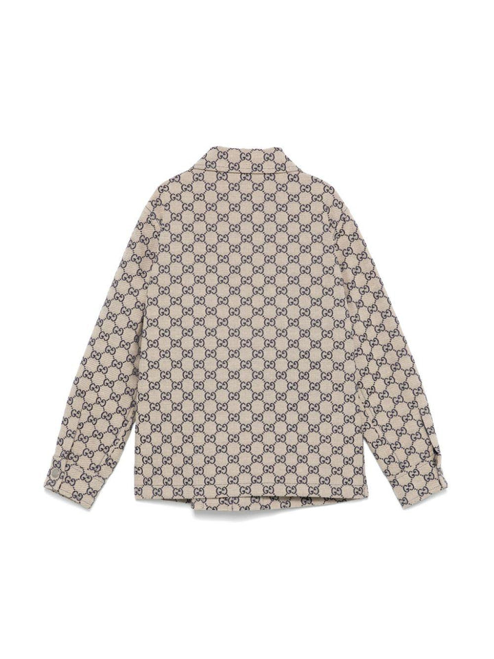 Giacca blu/beige unisex 784503XWA2M 9118 GUCCI KIDS 