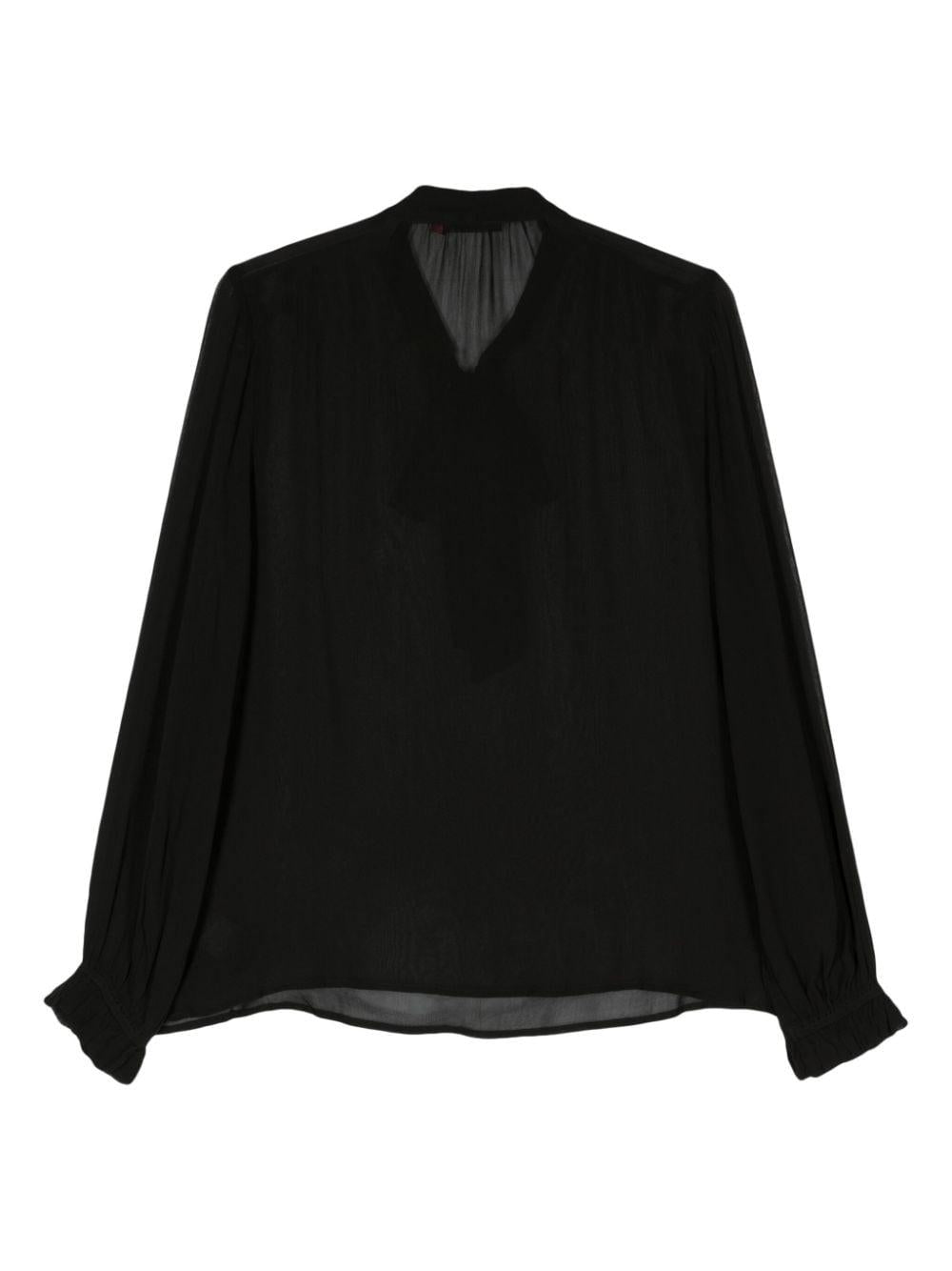 Blusa nera donna