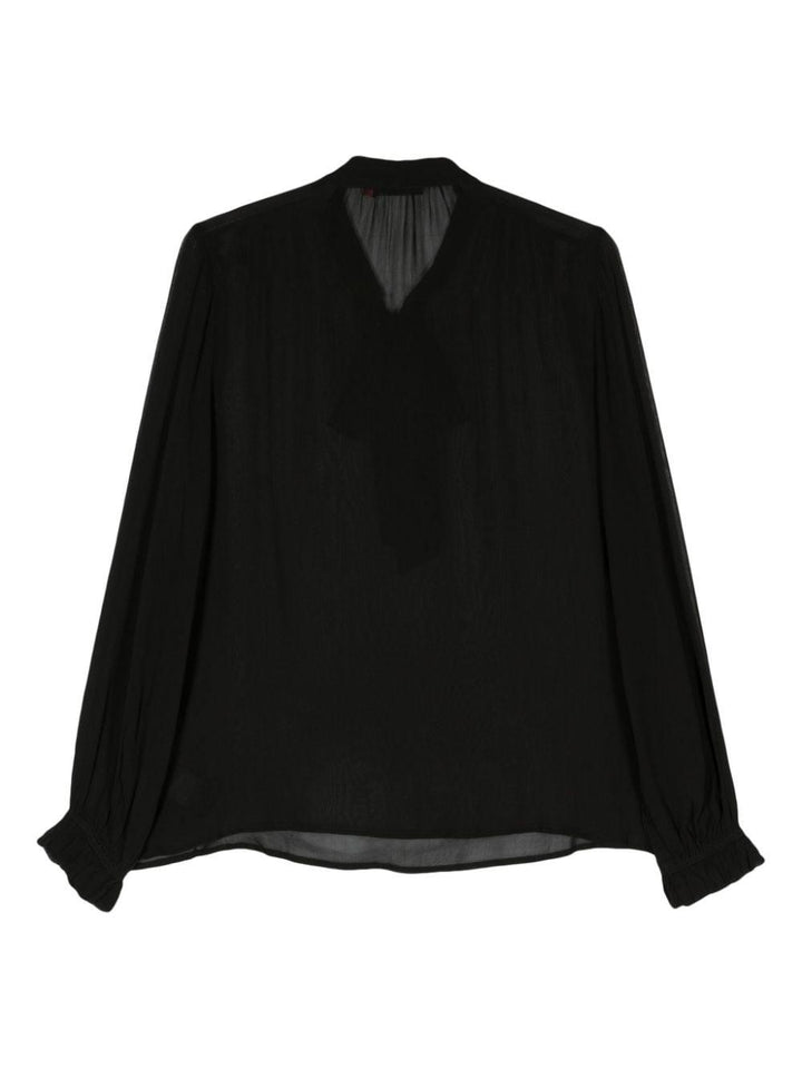 Blusa nera donna